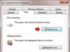 Jak spustit program CHKDSK - aktualizace pevného disku