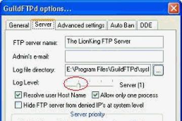 FTP serverio kūrimas ir nustatymas jūsų namų kompiuteryje